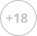 18 Plus logo